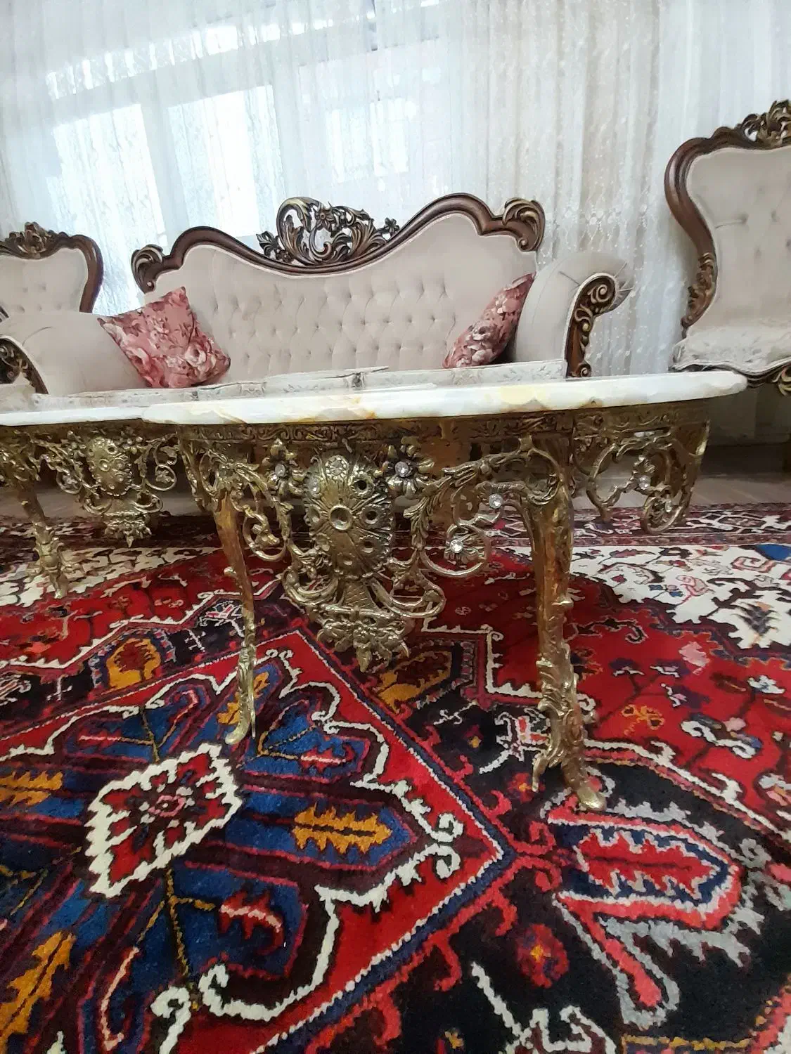 جلو مبلی برنز|مبلمان خانگی و میز عسلی|پارس‌آباد, |دیوار