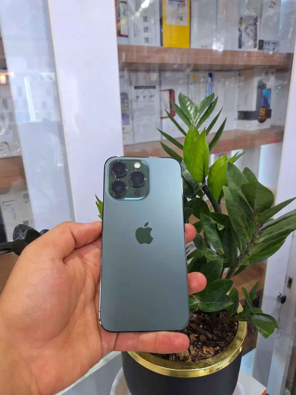 گوشی آیفون IPhone13pro 256GB پک اصلی باتری100|موبایل|قم, هفت تیر|دیوار