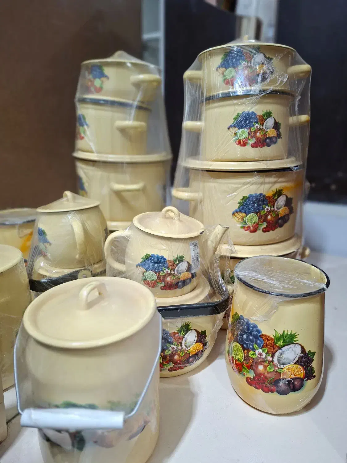 ظروف ست آشپزخانه لعابی|ظروف سرو و پذیرایی|خمینیشهر, |دیوار