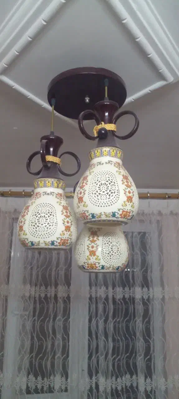 لوستر ۳ شاخه|لوستر و چراغ آویز|خمین, |دیوار