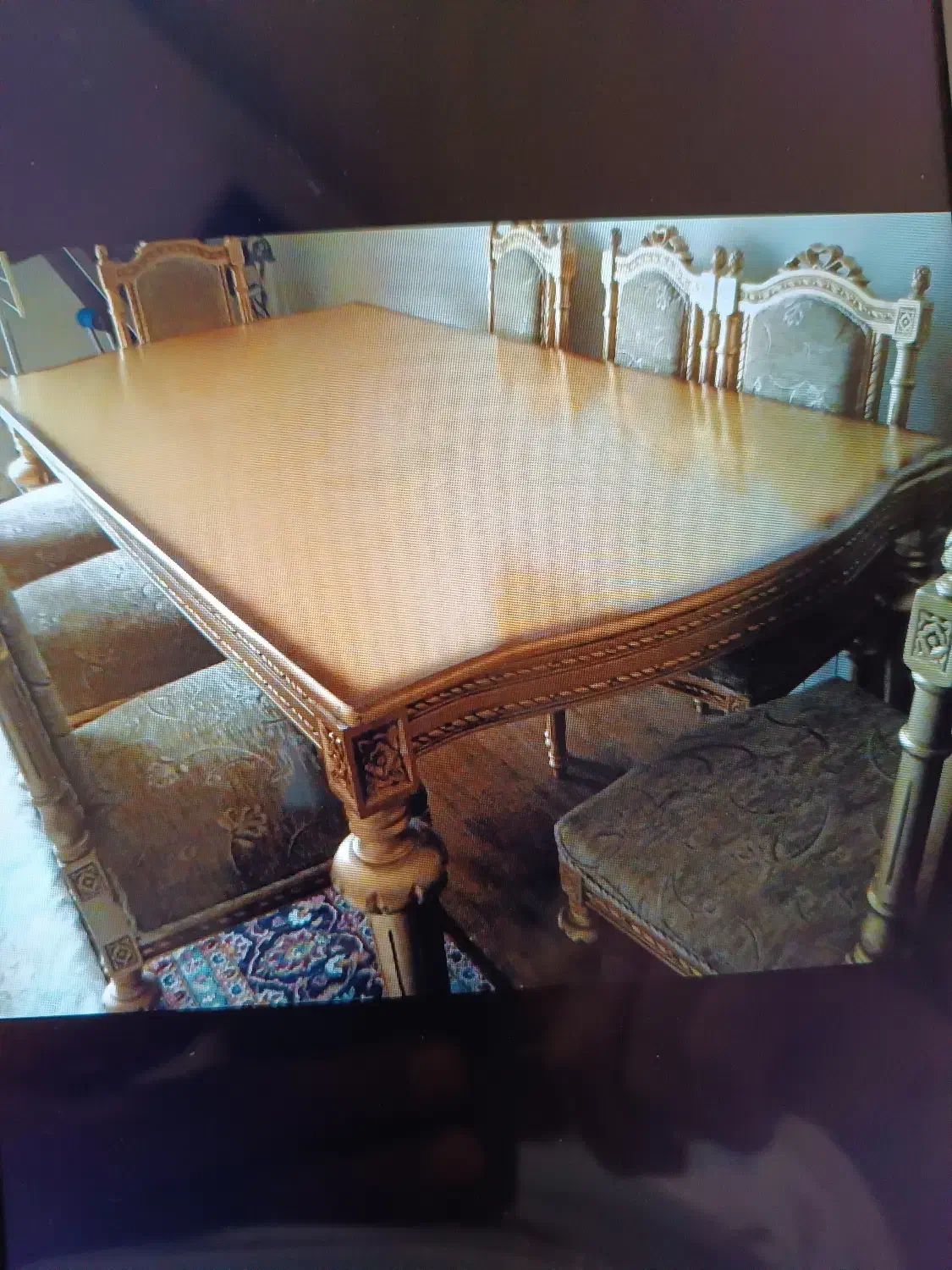 میز و صندلی نهار خوری طلایی|میز و صندلی غذاخوری|اصفهان, هوانیروز|دیوار