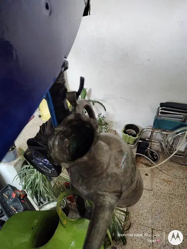 آفتابه مسی|کلکسیون اشیاء عتیقه|بندر انزلی, سپه|دیوار