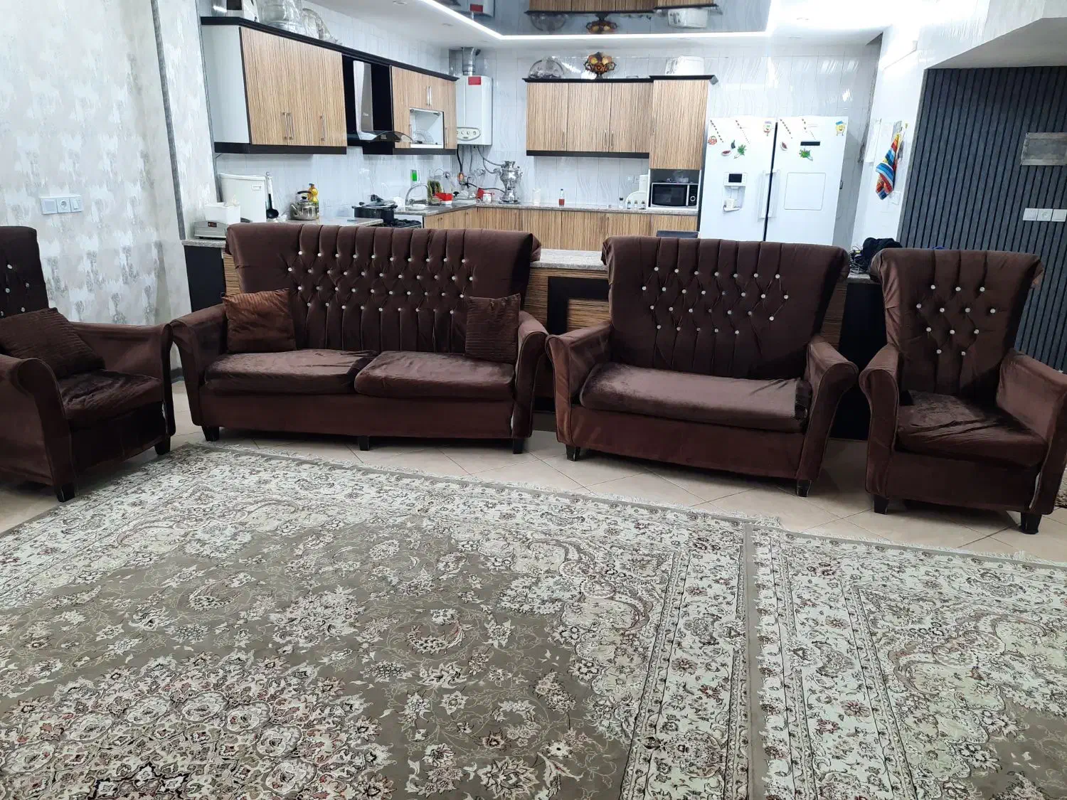 مبل کارکرده۷ نفره|مبلمان خانگی و میز عسلی|اصفهان, ستار|دیوار