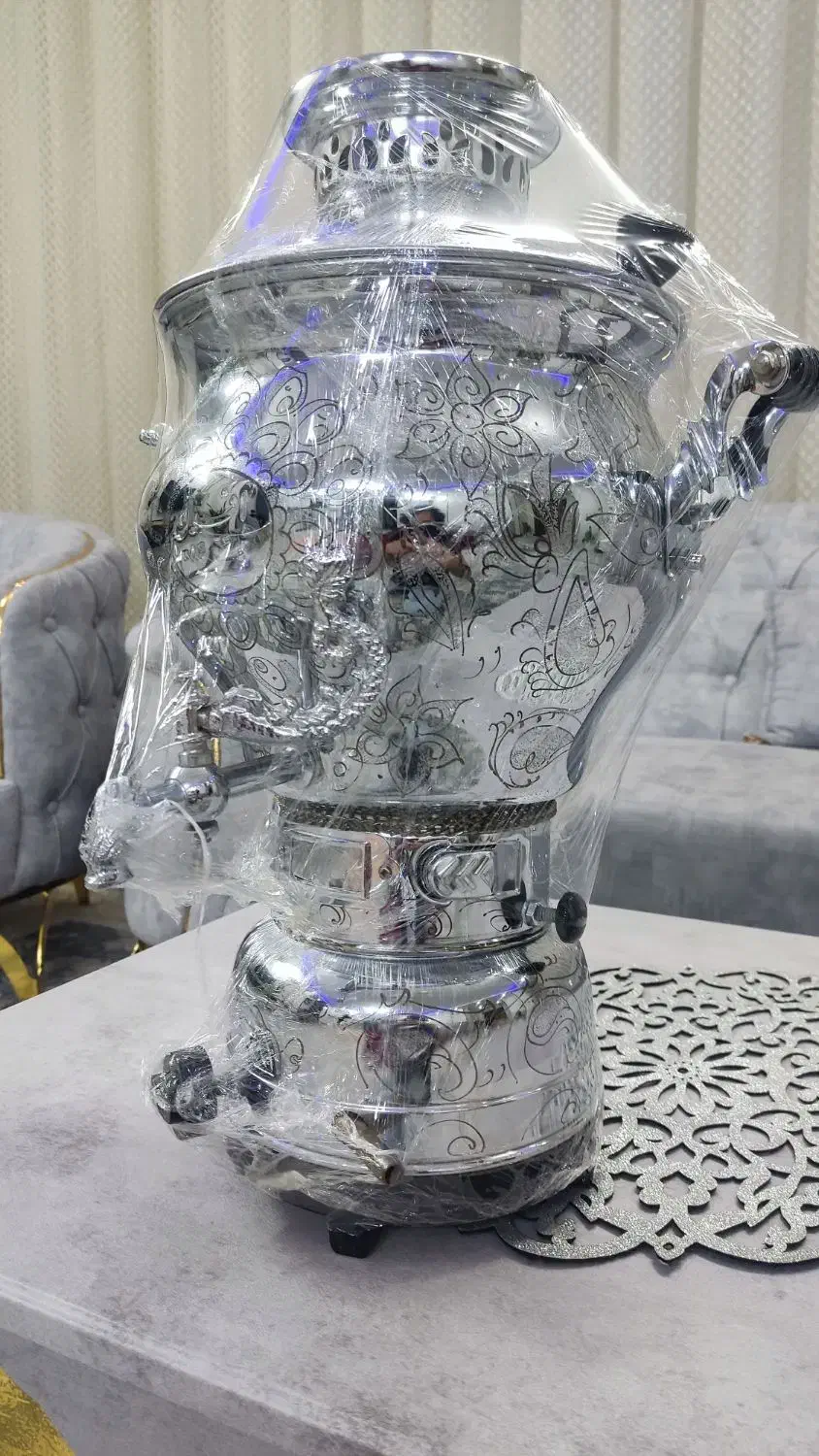 اسباب سماور کامل و فرش اتاق کودک|سماور، چایساز، قهوهساز|اصفهان, الهیه|دیوار