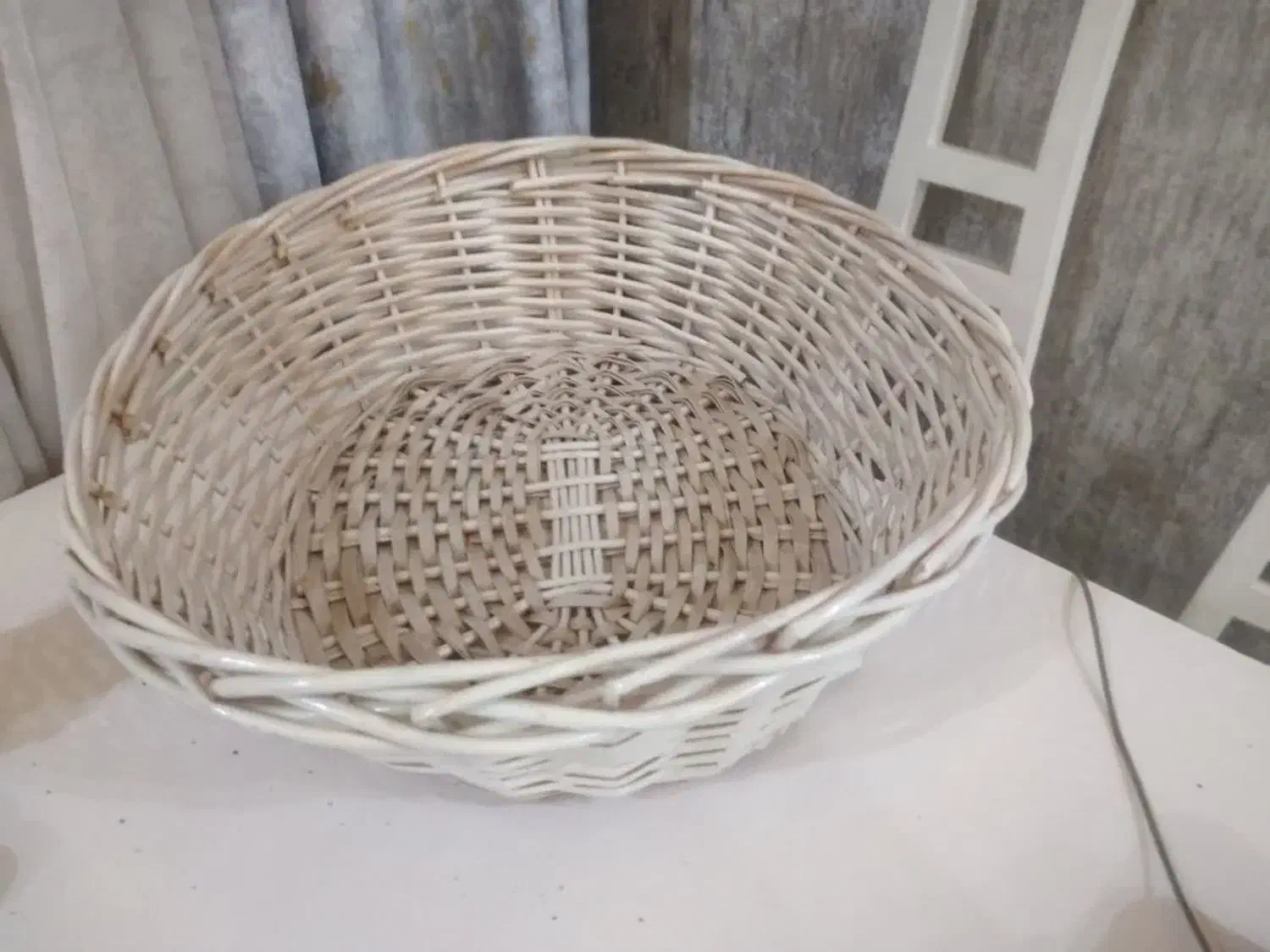 سبد حصیری بزرگ|صنایع دستی و سایر لوازم تزئینی|مشهد, فرهنگیان (شهرک غرب)|دیوار