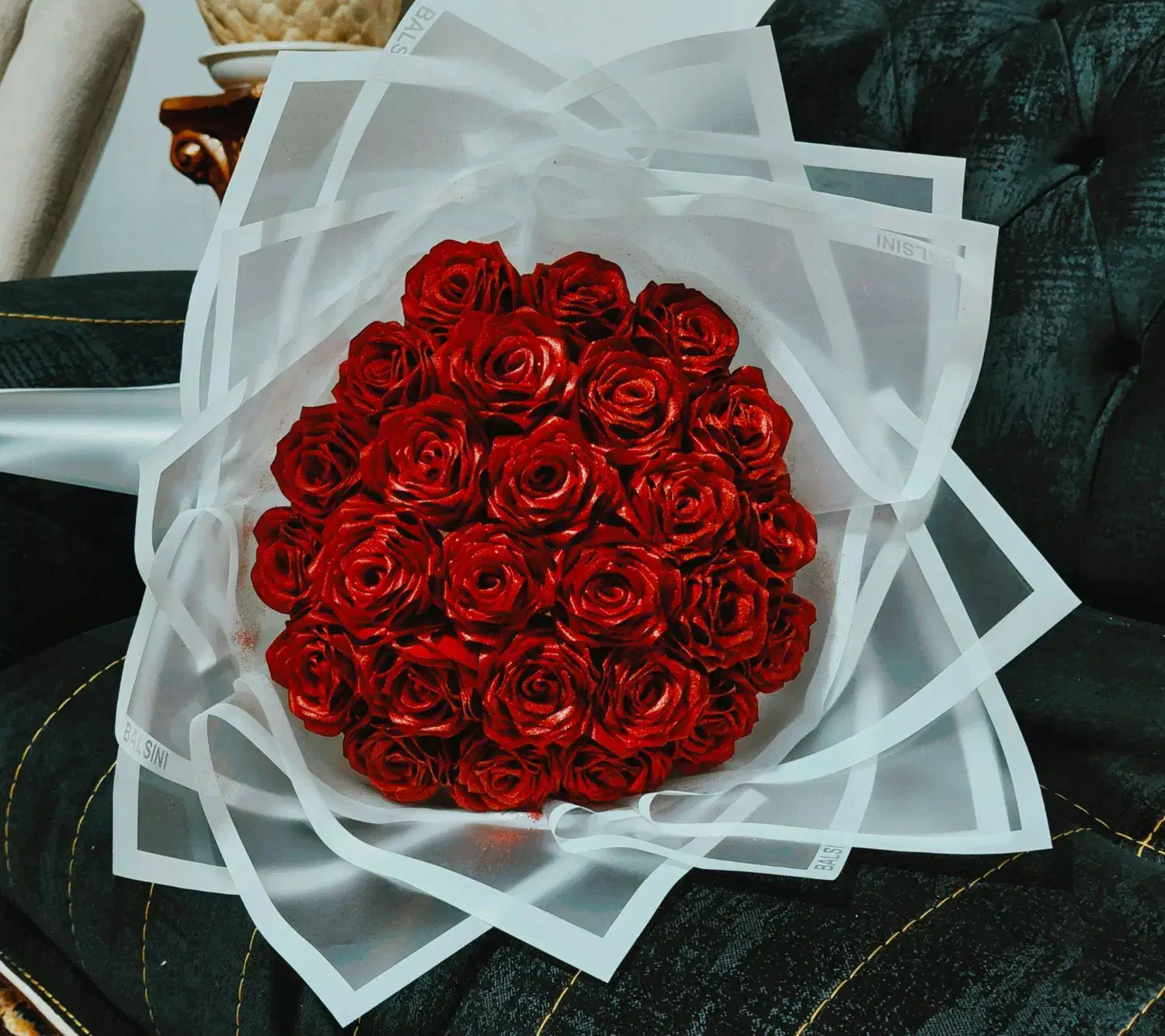 گل روبانی|گل مصنوعی|پاکدشت, پاکدشت (مامازند)|دیوار