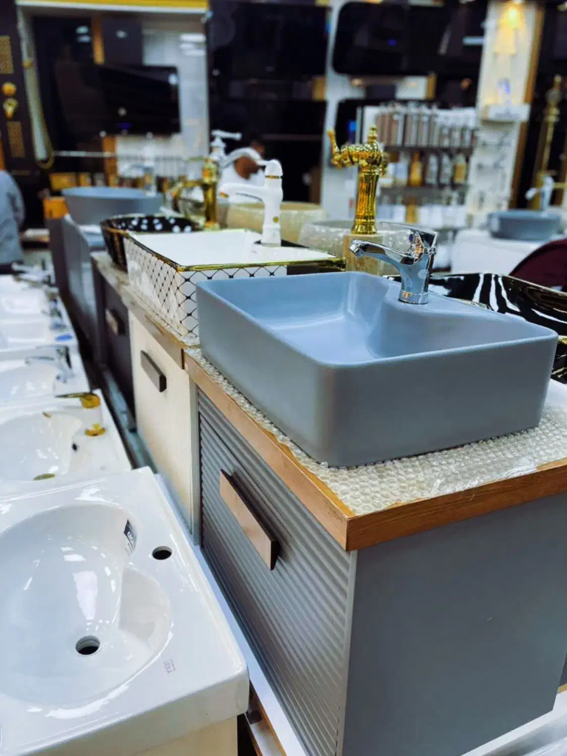 روشویی WOOD GRAIN کابینتی لوکس/2000مدل تولیدی|لوازم سرویس بهداشتی|تهران, یافت آباد جنوبی|دیوار