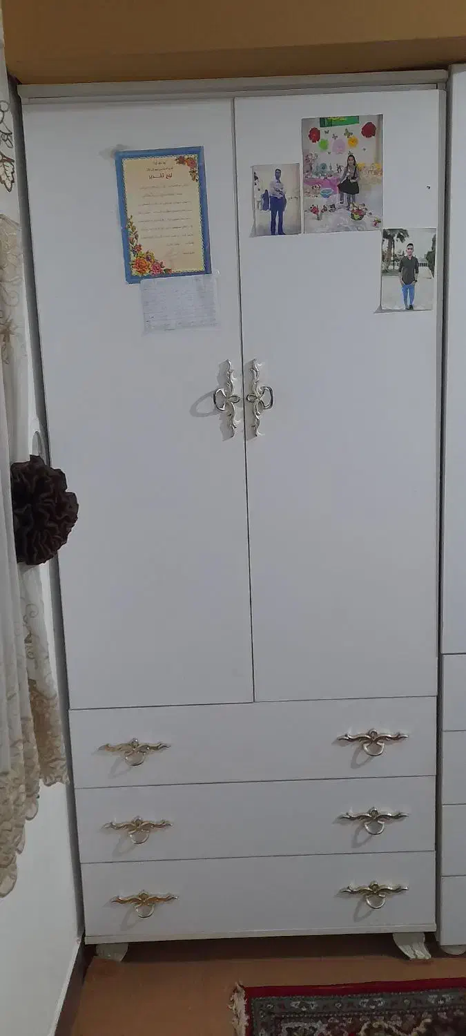 ۲ عدد کمد لباس کشو دار|جاکفشی، کمد، دراور|سمنان, |دیوار