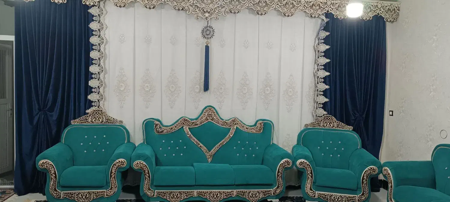 مبلمان‌پرده‌پذیرای|مبلمان خانگی و میز عسلی|نورآباد, |دیوار