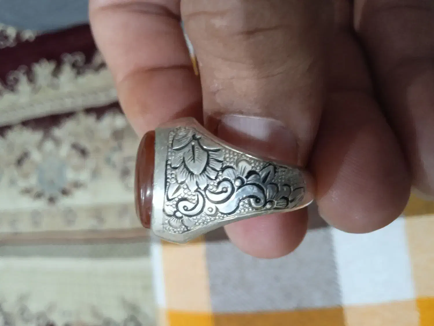 انگشتر یمن شجر فیروزه|جواهرات|میبد, |دیوار