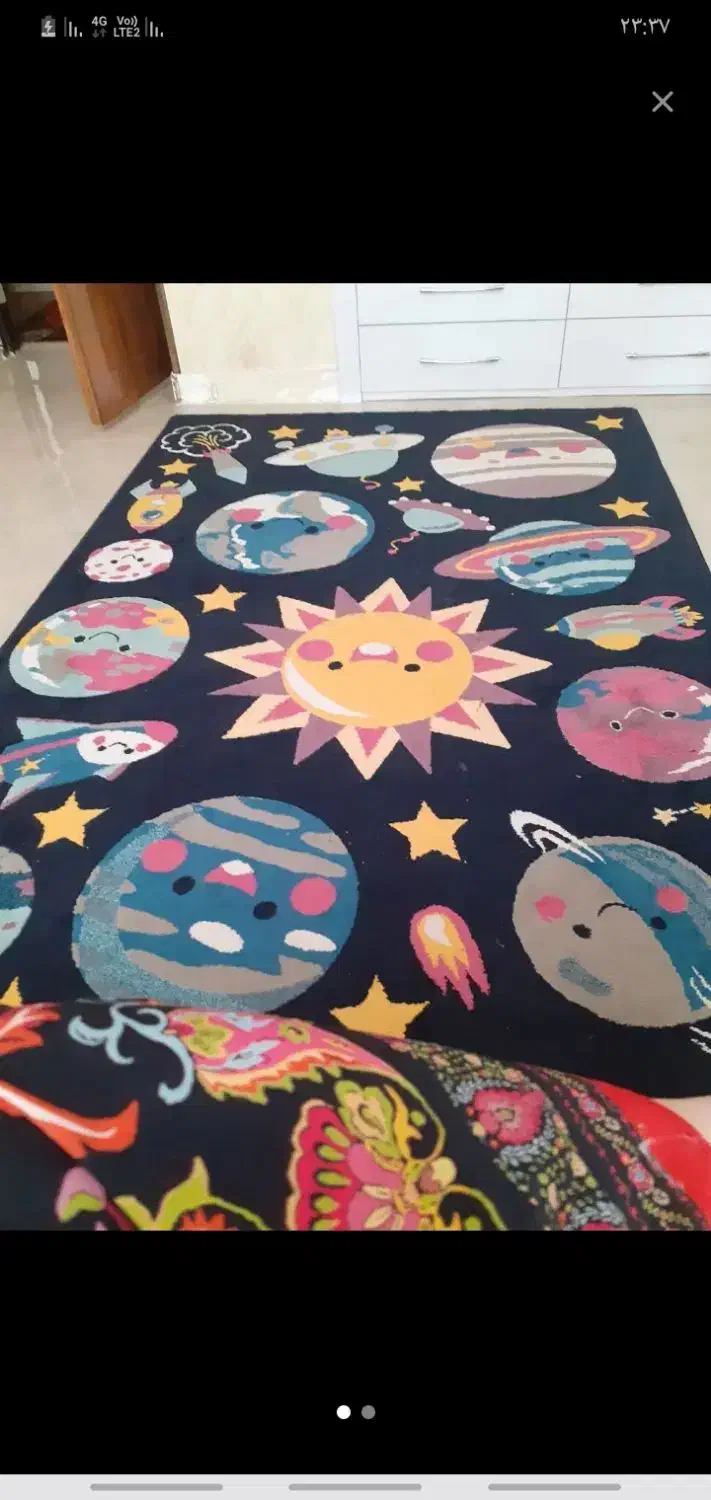 فرش ۴ متری اتاق کودک|فرش|کرمانشاه, |دیوار