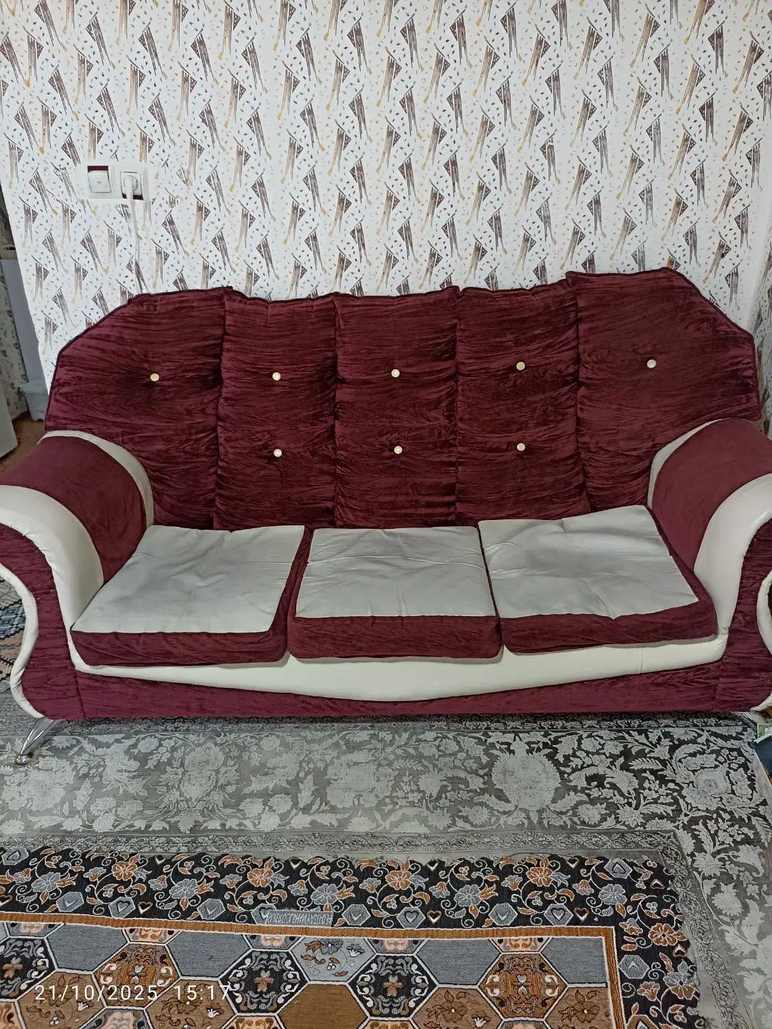 مبل راحتی ۷ نفره|مبلمان خانگی و میز عسلی|بجنورد, |دیوار