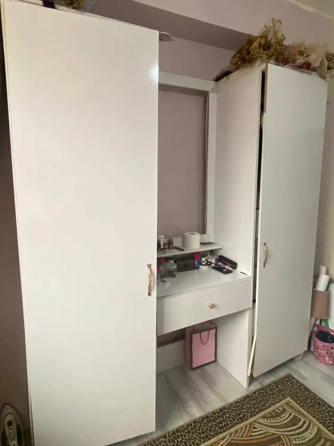 کمد لباس دخترانه|جاکفشی، کمد، دراور|رشت, لاکان|دیوار