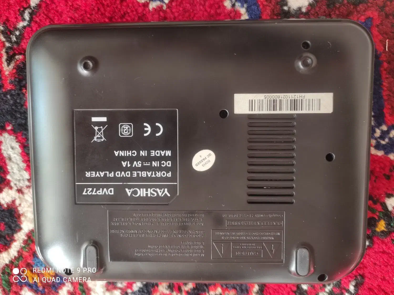 DVD  yashica|پخش‌کننده DVD و ویدیو|تبریز, |دیوار