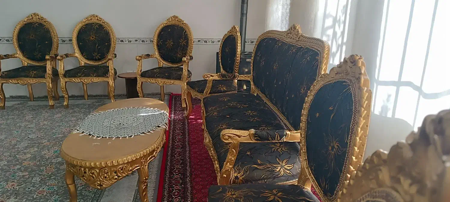 مبل سلطنتی|مبلمان خانگی و میز عسلی|جوانرود, |دیوار