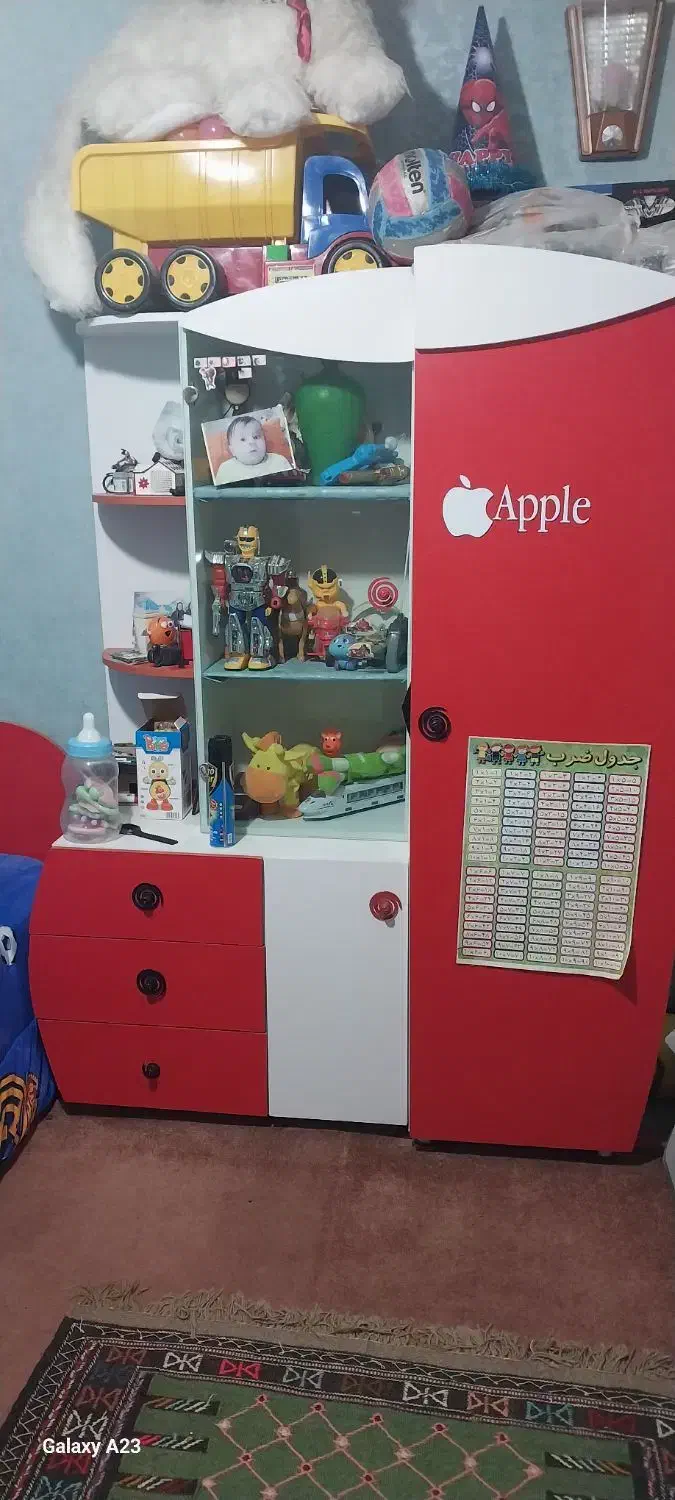 تخت و کمد کودک|تخت و سرویس خواب|بجنورد, |دیوار