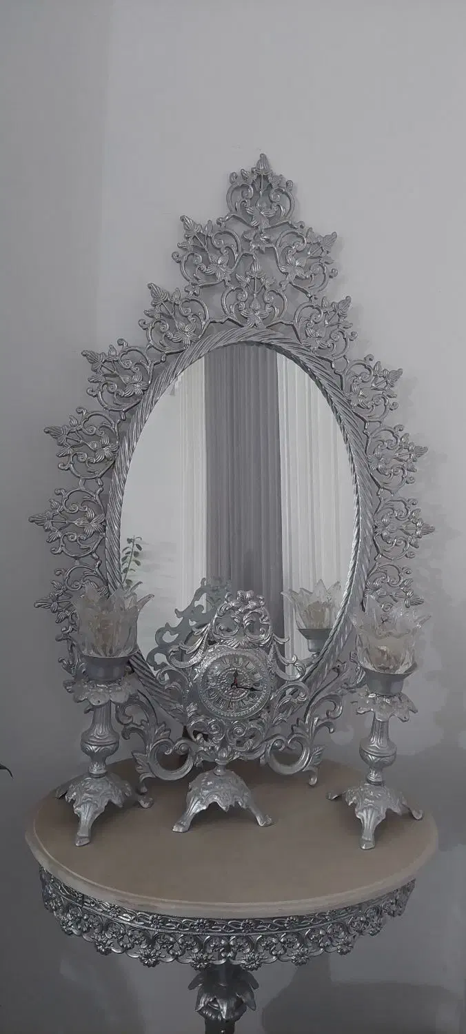 آیینه و شمعدان|صنایع دستی و سایر لوازم تزئینی|قزوین, |دیوار