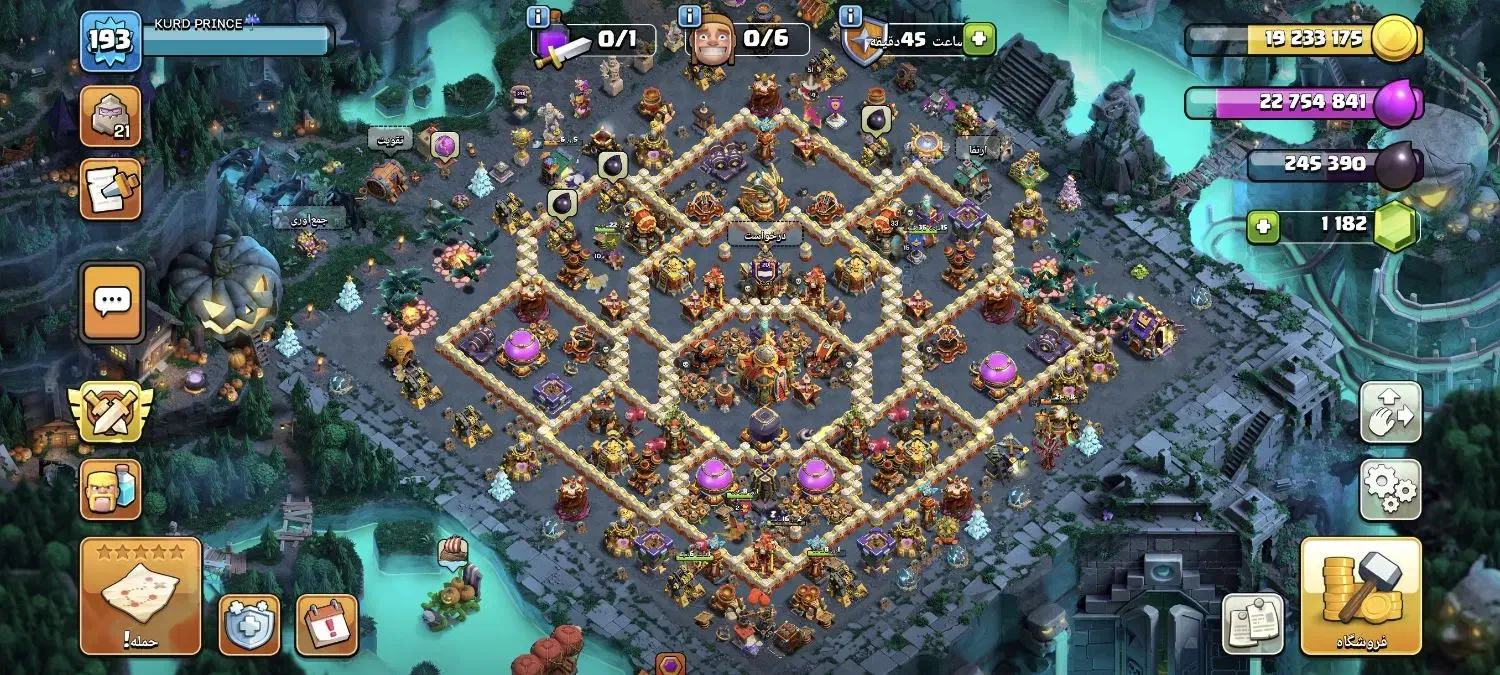 اکانت کلش تان ۱۶ مکث|کنسول، بازی ویدئویی و آنلاین|کرج, شاهین‌ویلا|دیوار