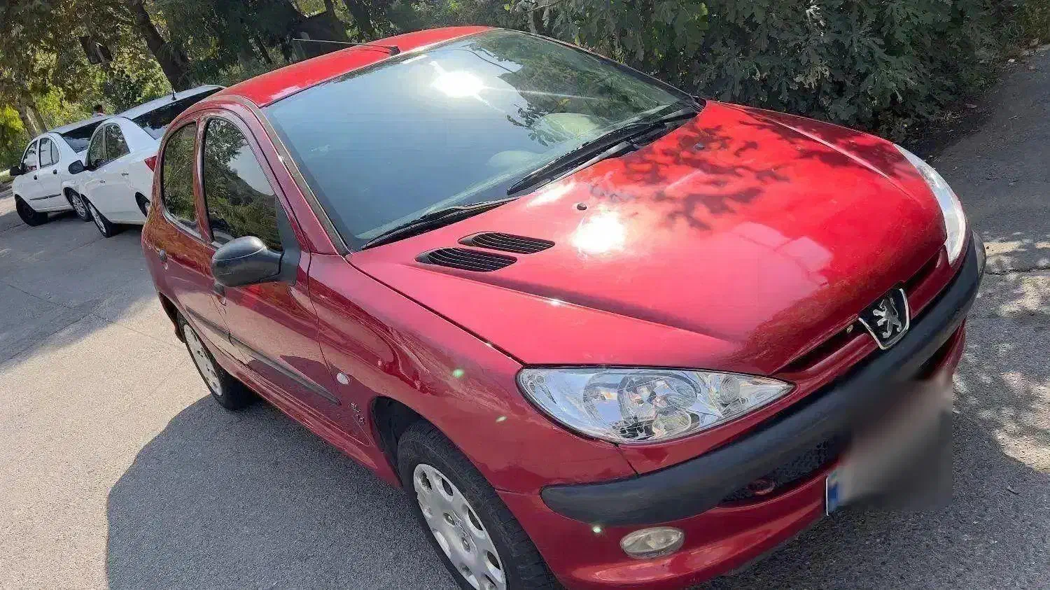 پژو ۲۰۶ مدل ۸۹ قرمز آلبالویی|خودرو سواری و وانت|آفتاب, |دیوار