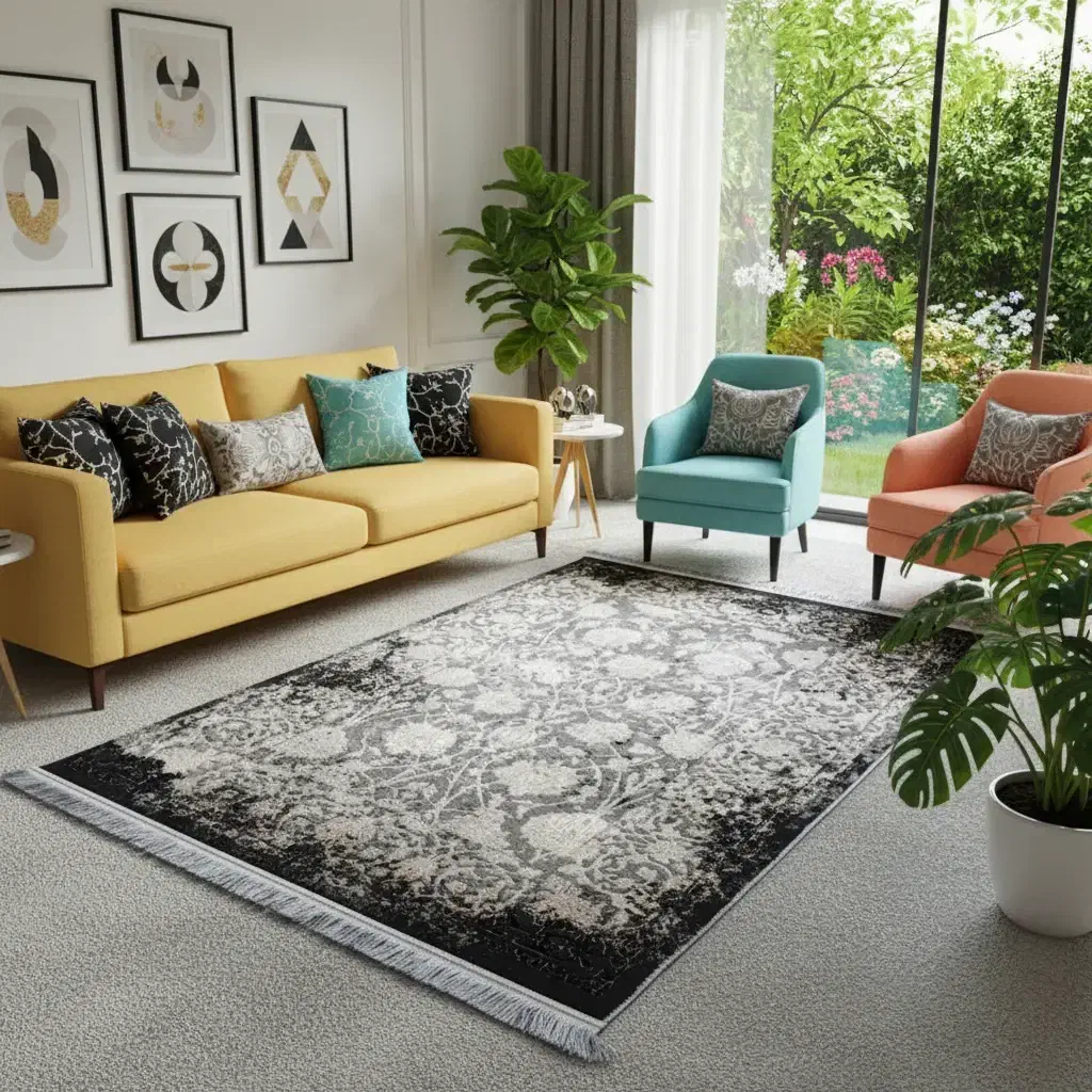 فرش ماشینی ۱/۵و۴و۶و۹و۱۲ متری (ارسال فوری)|فرش|تهران, بازار|دیوار