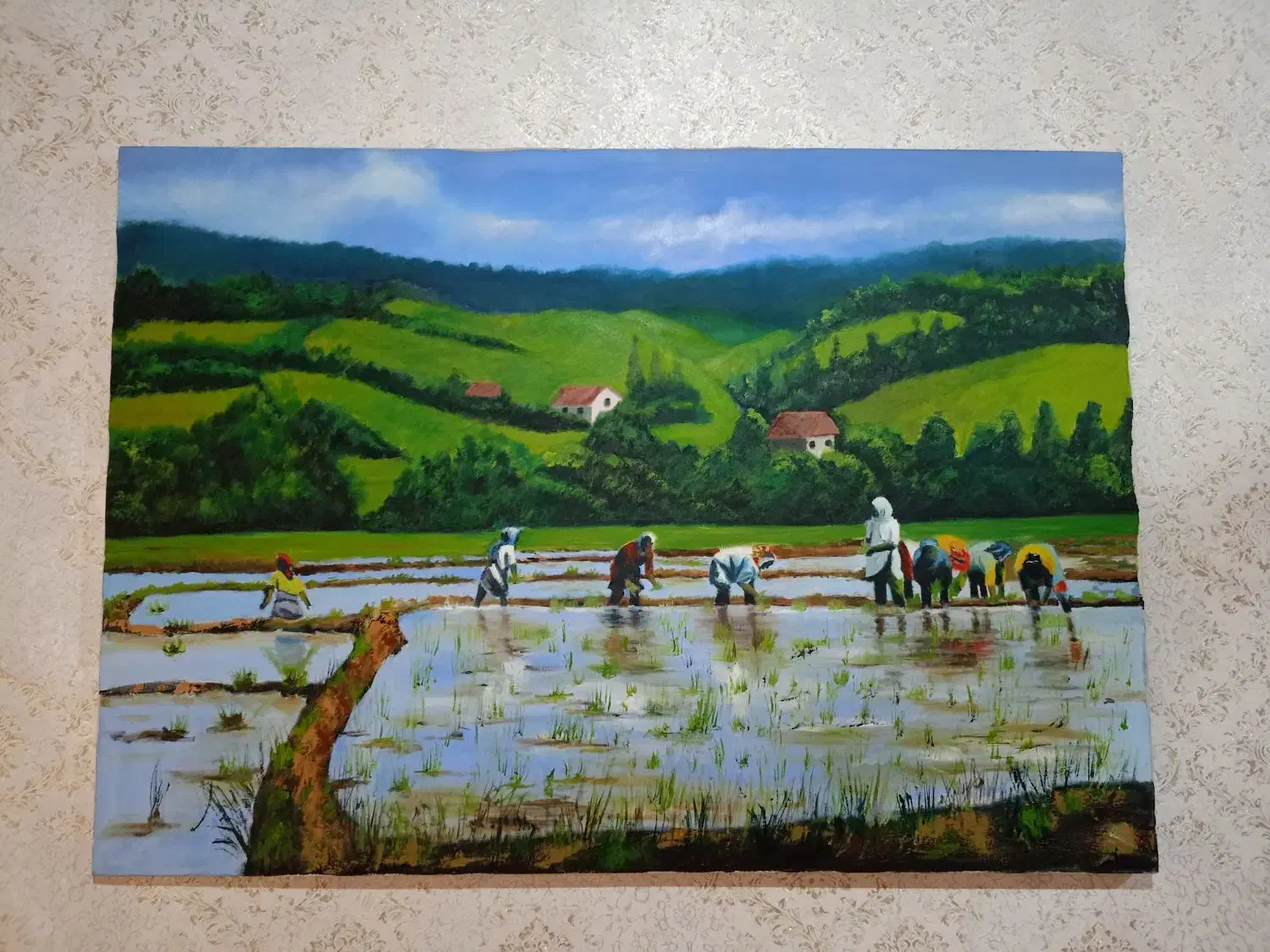 تابلوی نقاشی رنگ روغن|تابلو، نقاشی، عکس|دابودشت, |دیوار