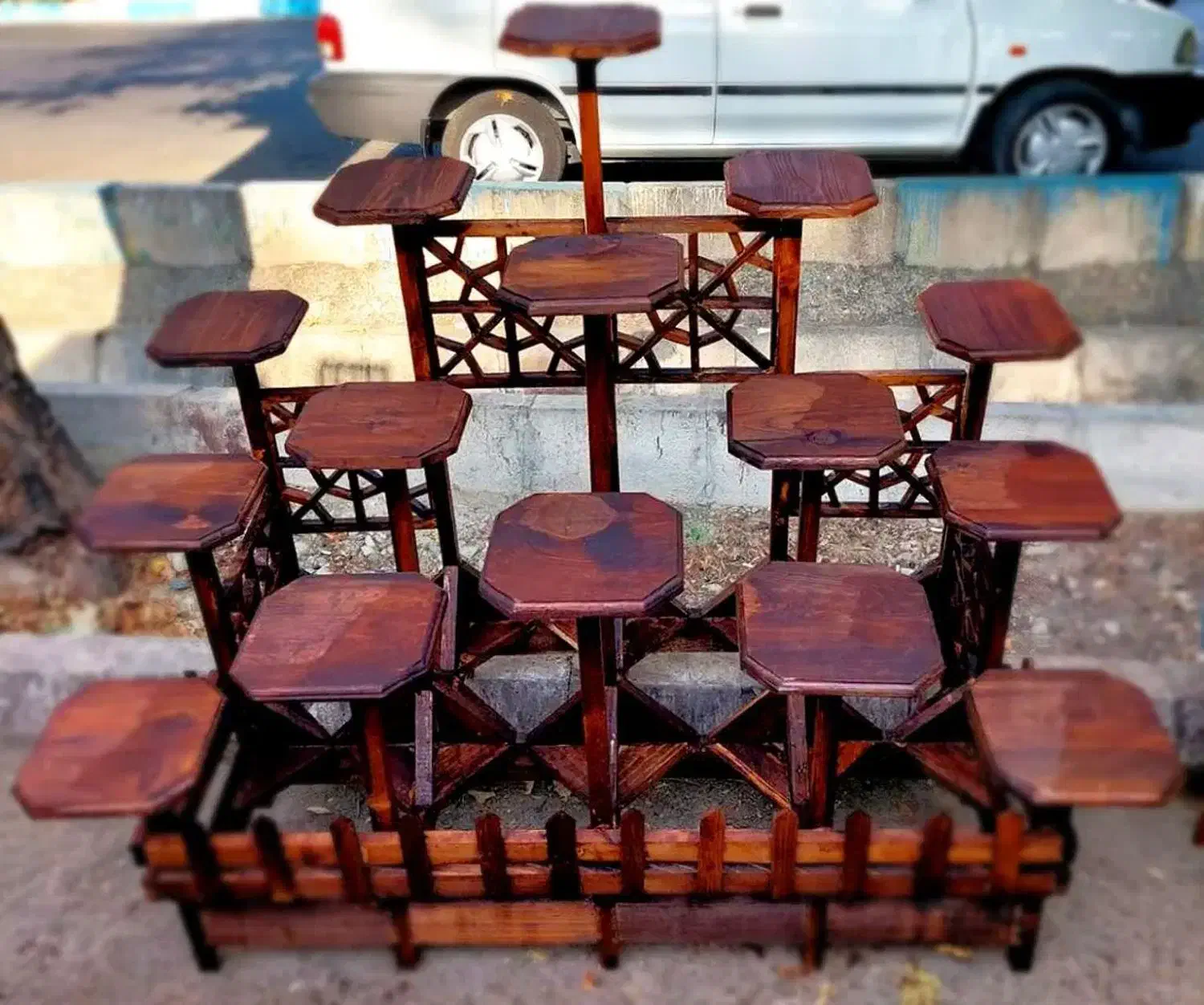 فروش شلف ورگال لباس وگلدان|کتابخانه، شلف، قفسههای دیواری|کاشان, فاز ۲ ناجی آباد|دیوار