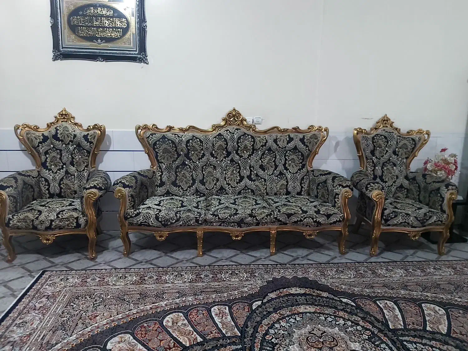 مبل ۹ نفره|مبلمان خانگی و میز عسلی|آبیک, |دیوار