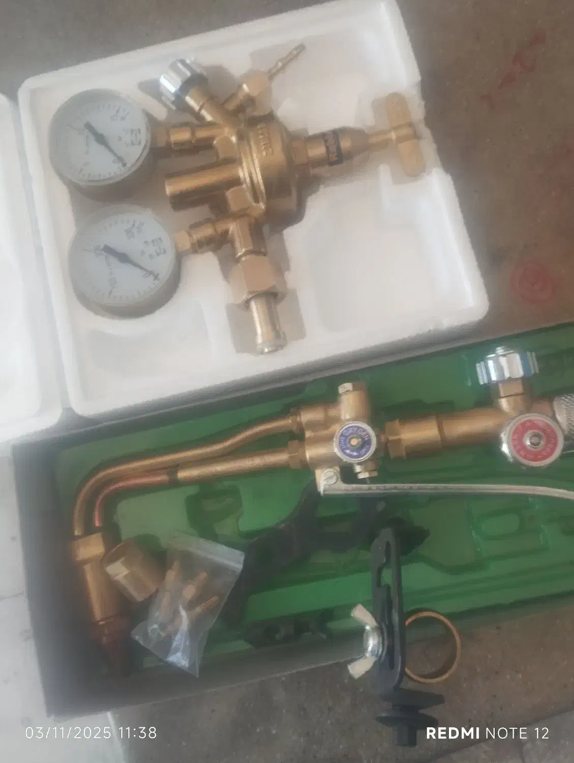 سری هوا برش و مانومتر نو قیمت مقطوع|ابزارآلات|جهرم, |دیوار