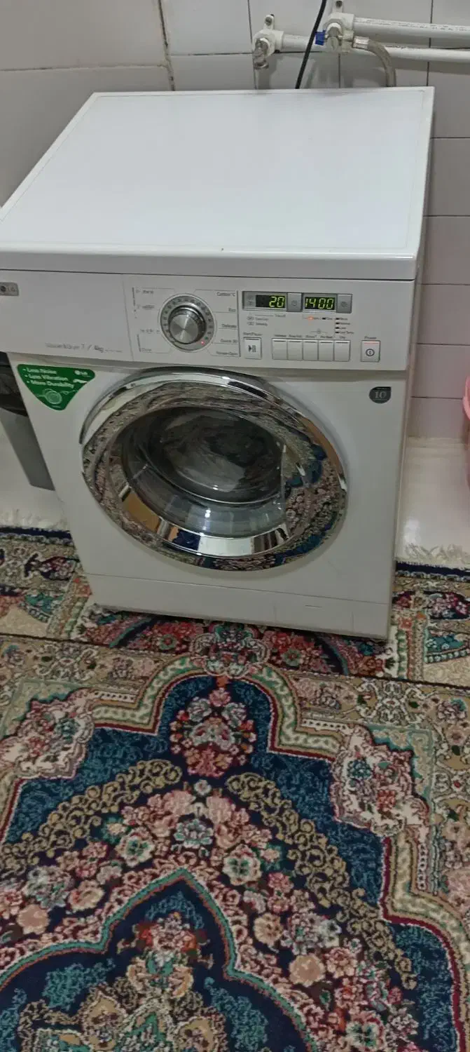 ماشین لباسشویی ال جی|ماشین لباسشویی و خشککن لباس|مشهد, کارمندان دوم|دیوار