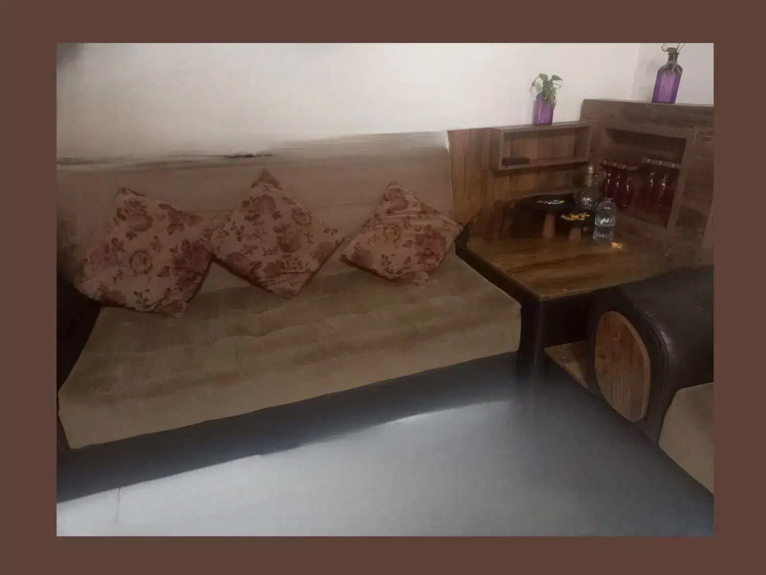 مبلمان ۱۲نفره|مبلمان خانگی و میز عسلی|رشت, یخسازی|دیوار