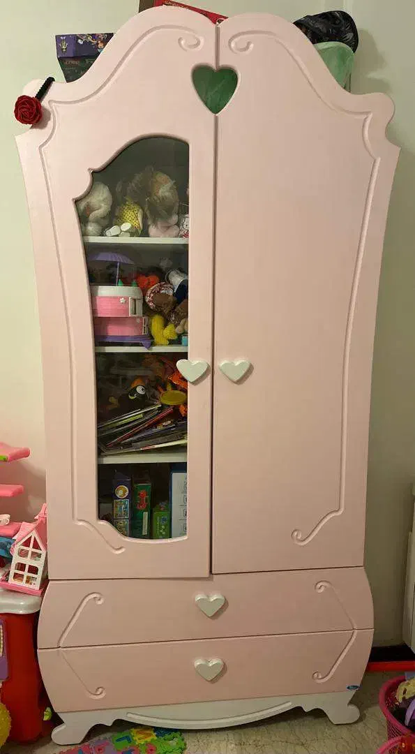 کمد کودک دخترانه در حد نو|تخت و سرویس خواب|تهران, سعادت‌آباد|دیوار