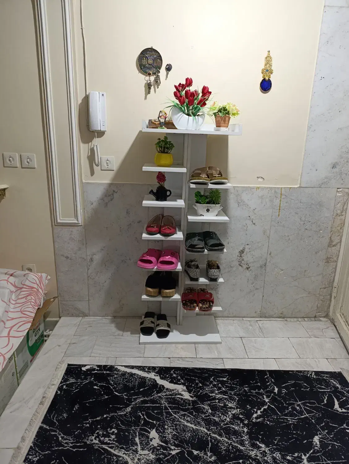 جای کفشی مدرن سفید|جاکفشی، کمد، دراور|تبریز, |دیوار