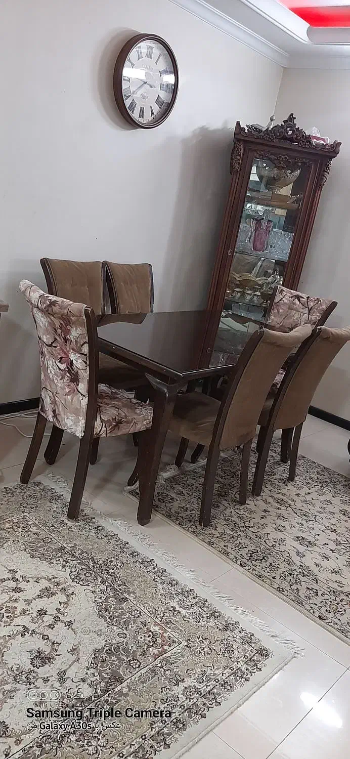 میز ناهار خوری ۶ نفره با صندلی|میز و صندلی غذاخوری|تهران, سازمان برنامه جنوبی|دیوار