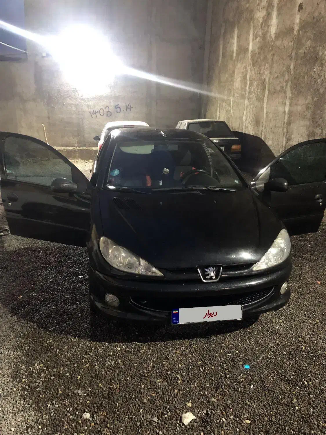 206 SD v8 موتور تیوفایو ۲۰۶اس دی|خودرو سواری و وانت|مشگین شهر, |دیوار