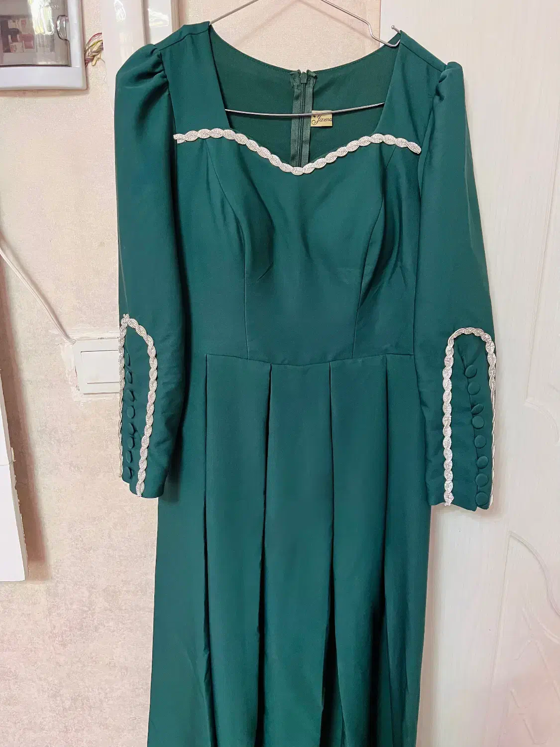 لباس مجلسی سبز رنگ|لباس|باقرشهر, |دیوار