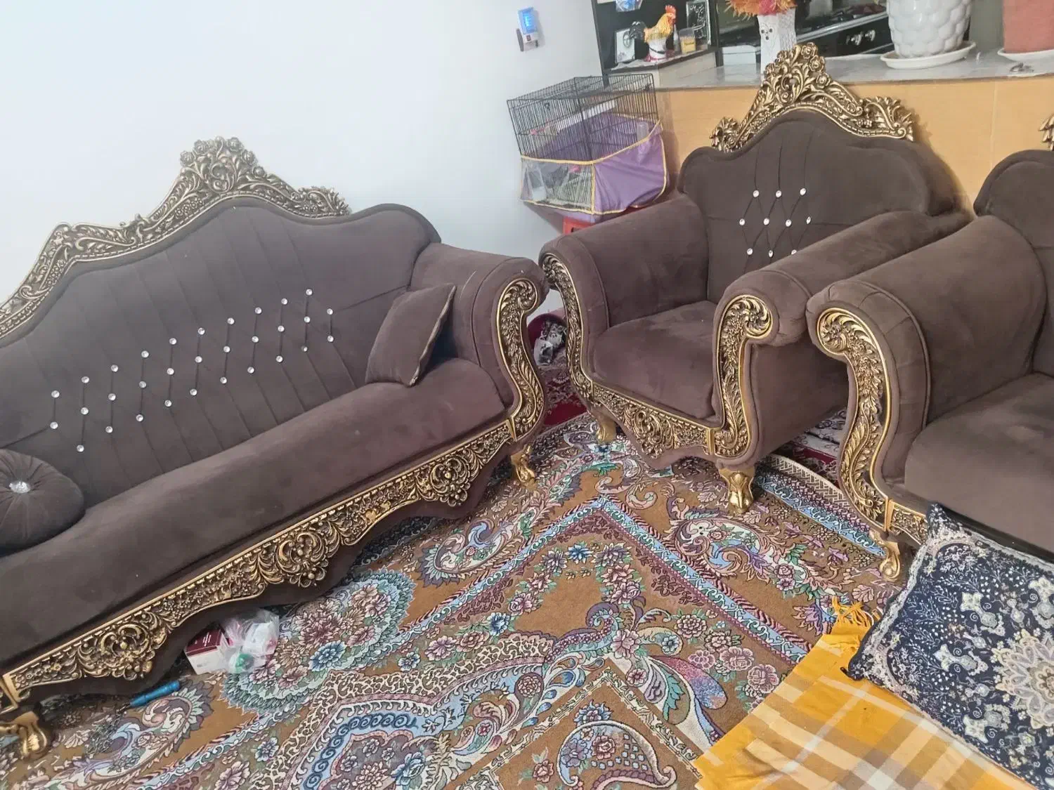 8 نفره|مبلمان خانگی و میز عسلی|کاشمر, |دیوار