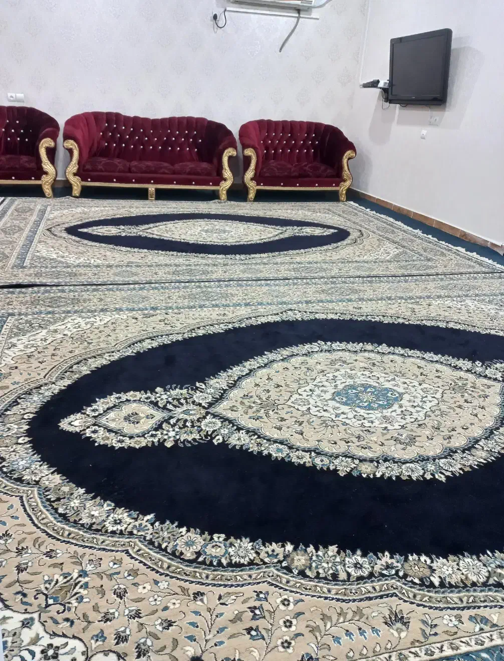 یک جفت فرش ۱۲متری|فرش|دزفول, |دیوار