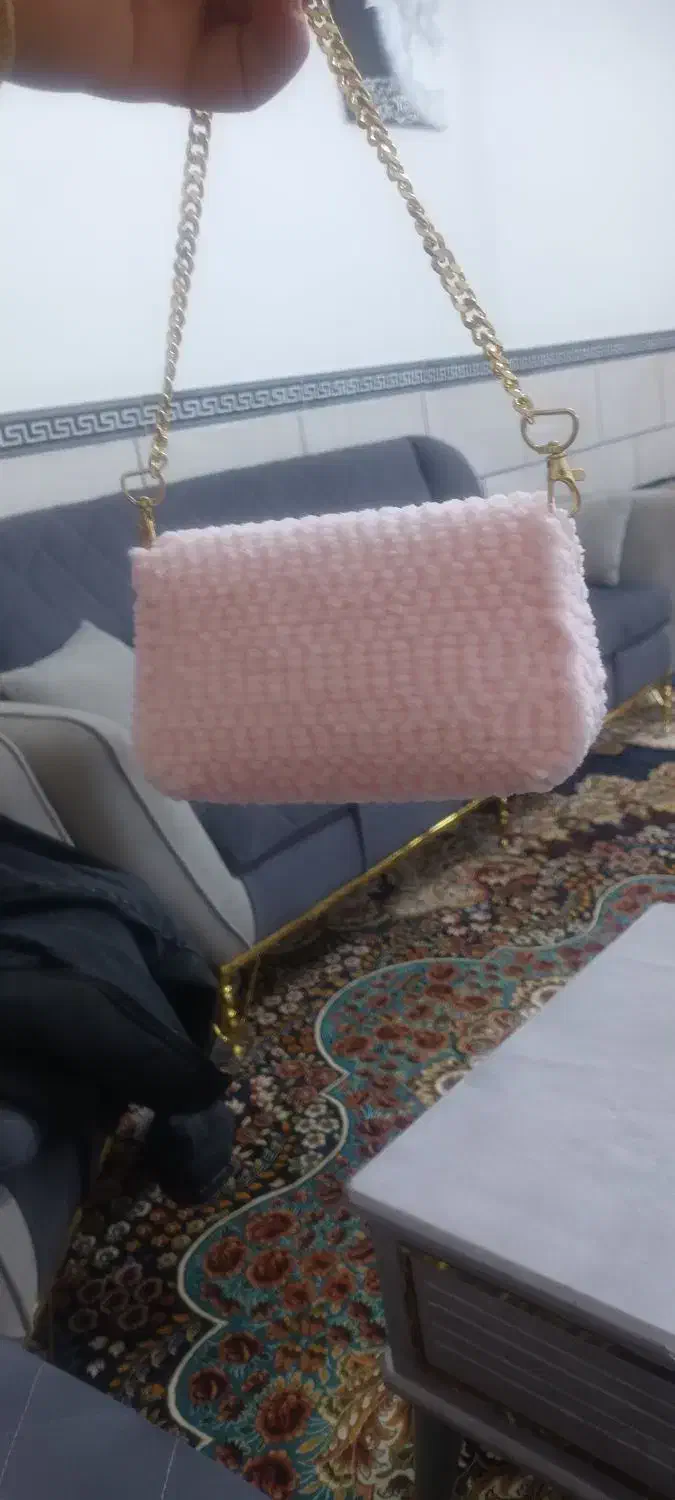 کیف دستی بافتنی|کیف، کفش، کمربند|کبودرآهنگ, |دیوار