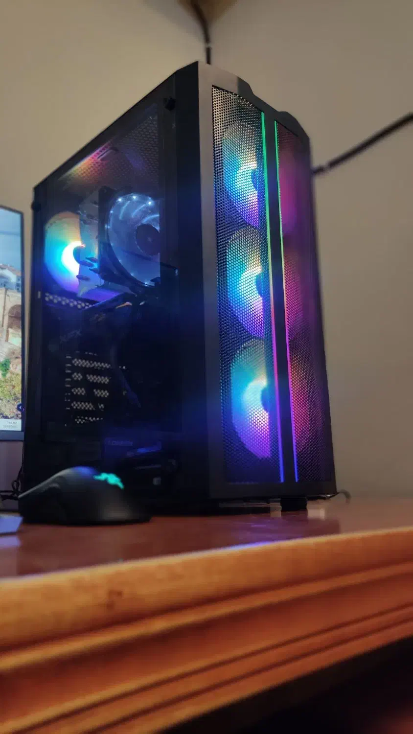 کیس گیمینگ و رندرینگ i5 نسل۱۲ رم ۱۶ گرافیک ۸|رایانه رومیزی|شیراز, سینما سعدی|دیوار