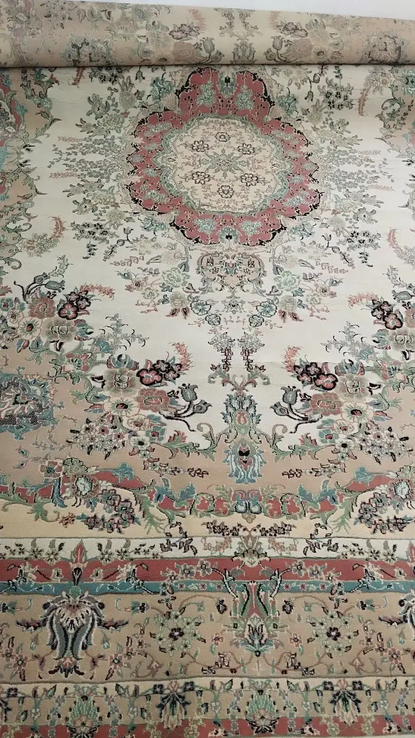 ۲ تخته قالی ۹ متری جفت در حد نو|فرش|بجنورد, |دیوار