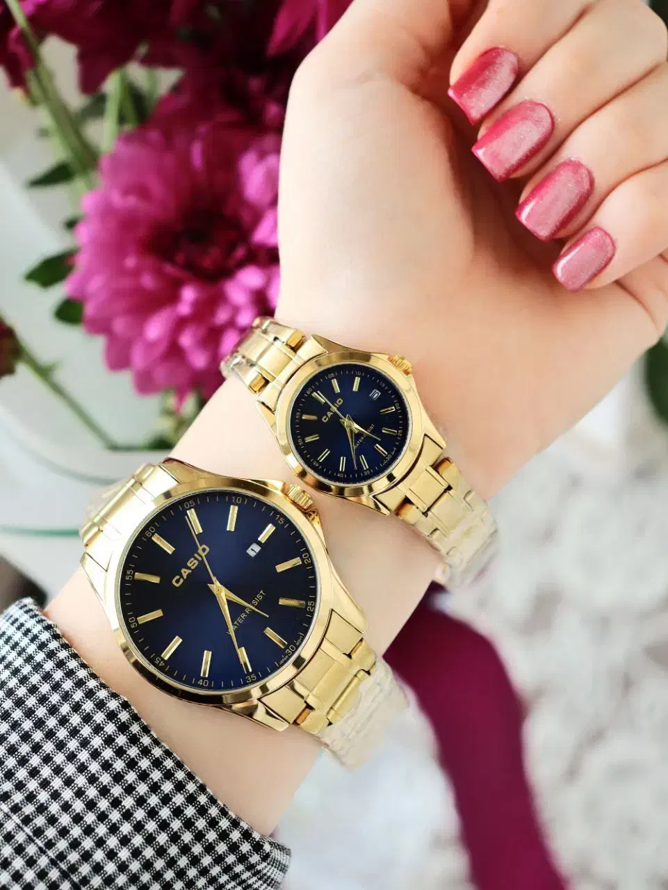 ساعت ست کاسیو کلاسیک صفحه ساده و شیک ژاپنی|ساعت|اصفهان, گلزار|دیوار