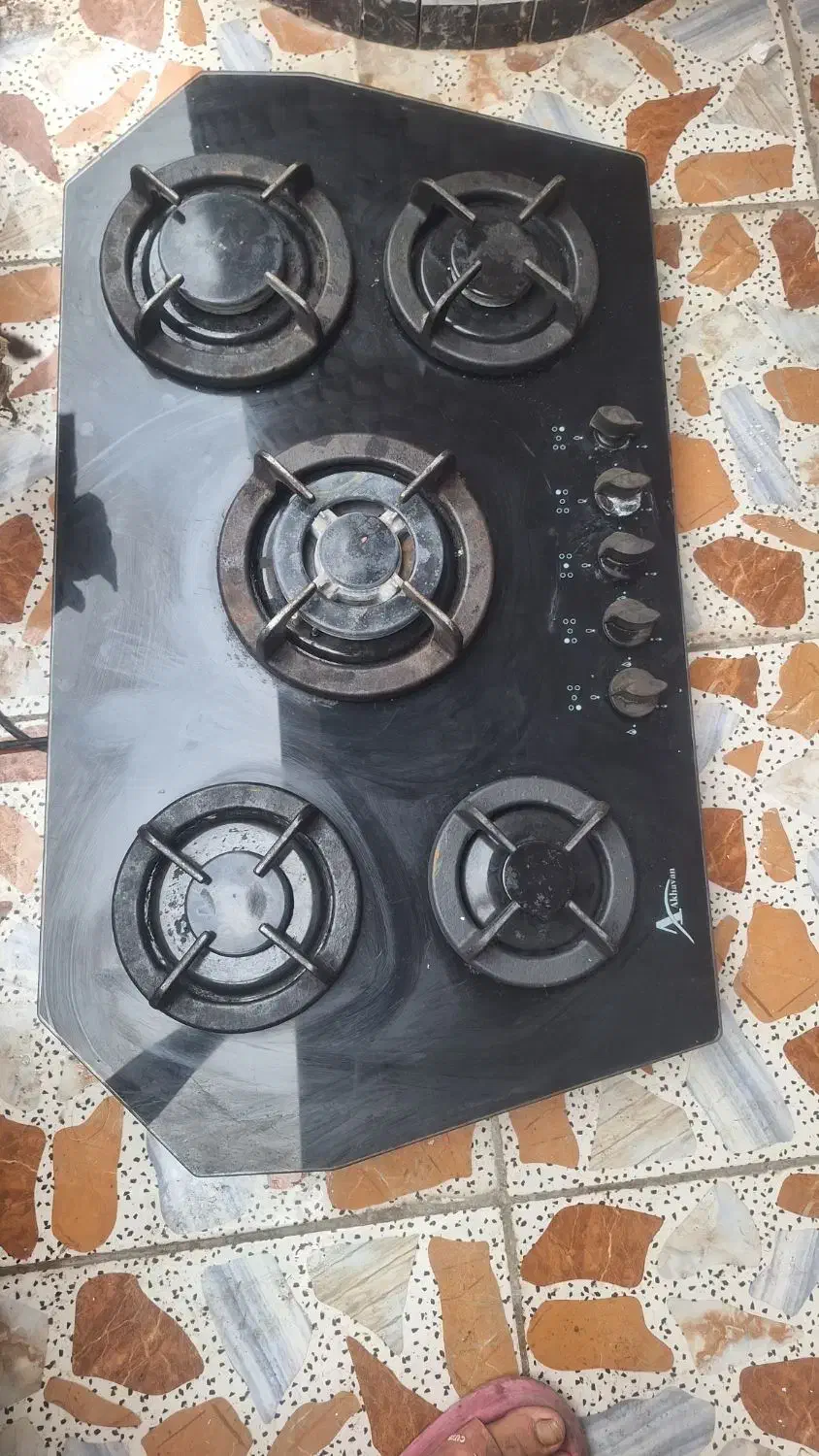 گاز صفحه ای ۵شعله|اجاق گاز و لوازم برقی پختوپز|امیدیه, |دیوار