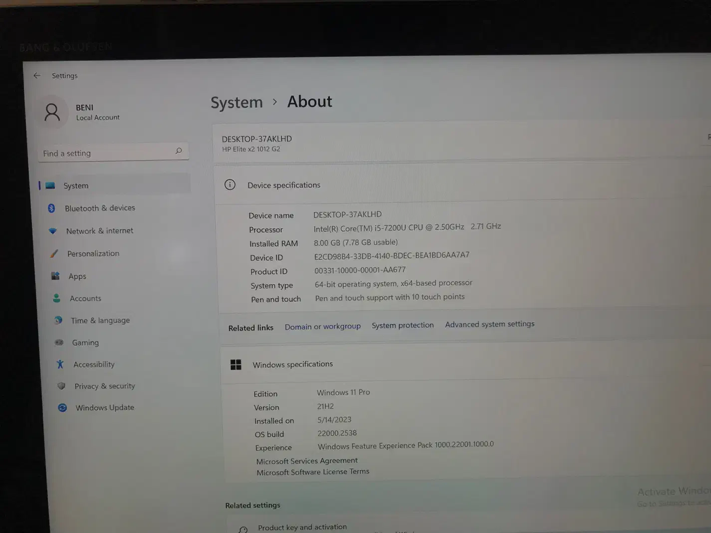 فروش لپ تاپ HP|رایانه همراه|رودان, |دیوار