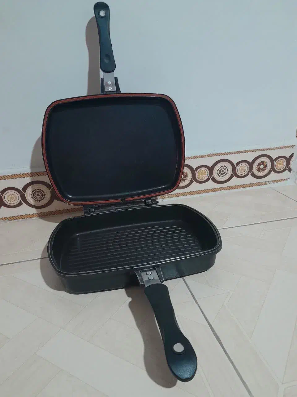 ماهیتابه دوطرفه رژیمی|ظروف پخت‌وپز|محمدشهر, عباس آباد|دیوار