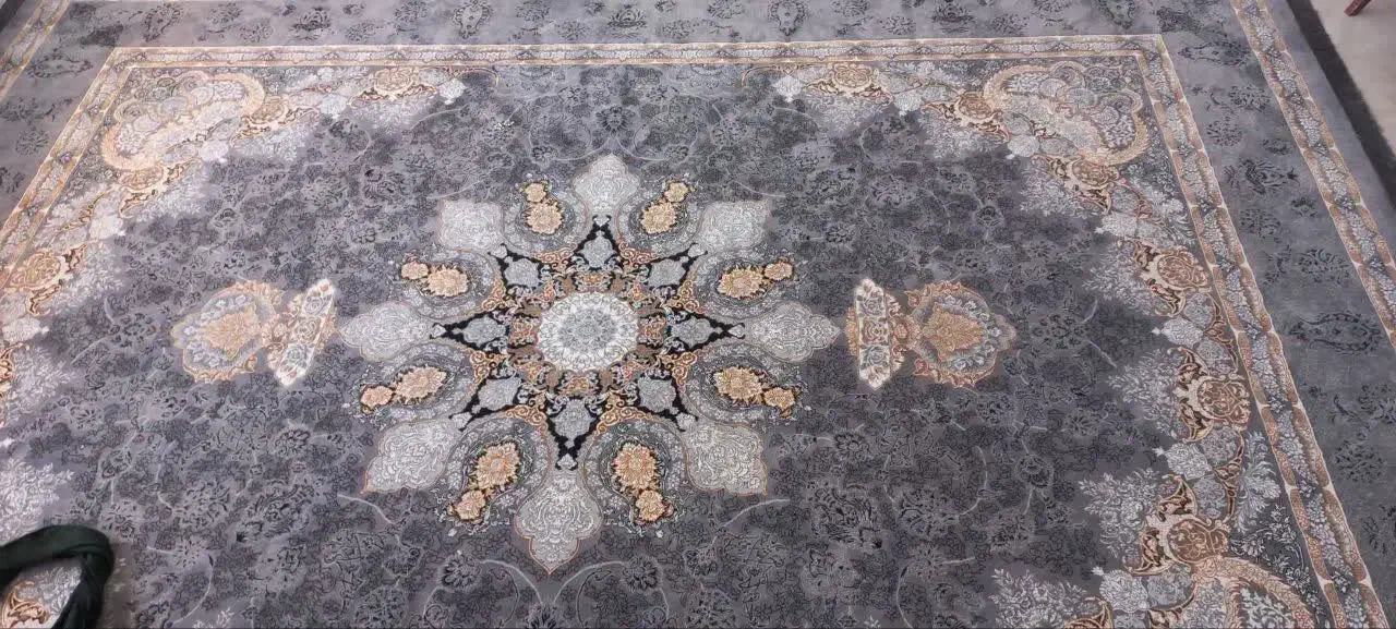 فرش ۱۲ متری|فرش|ابریشم, |دیوار