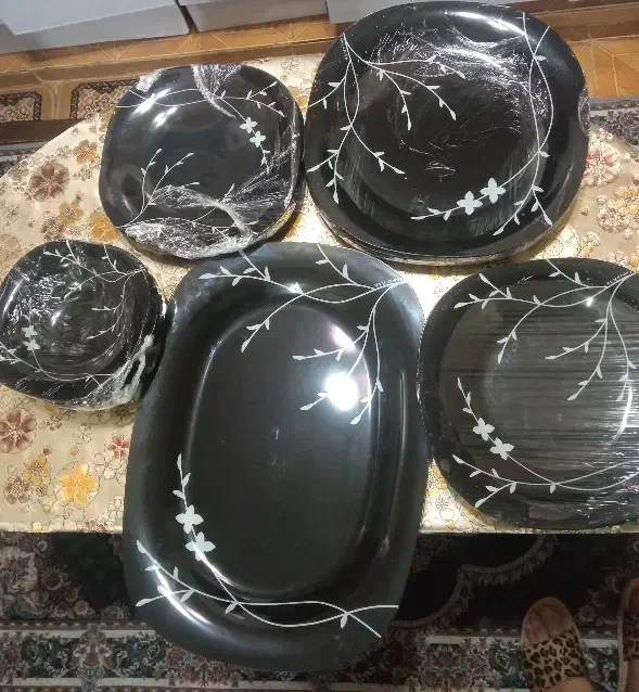 سرویس کامل 25پارچه غذاخوری اوپال|ظروف سرو و پذیرایی|صومعه‌سرا, |دیوار