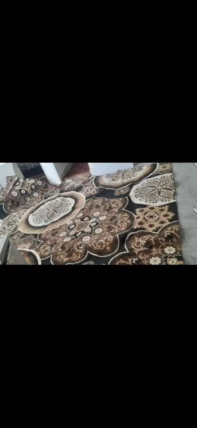 قالی بزرگ در حد نو نقش و نگار زیبا گلیم فرش|فرش|شوش, |دیوار