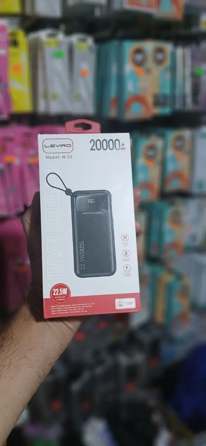 پاوربانک ۲۰،۰۰۰ میلی آمپر|لوازم جانبی موبایل و تبلت|مشهد, کلاهدوز|دیوار