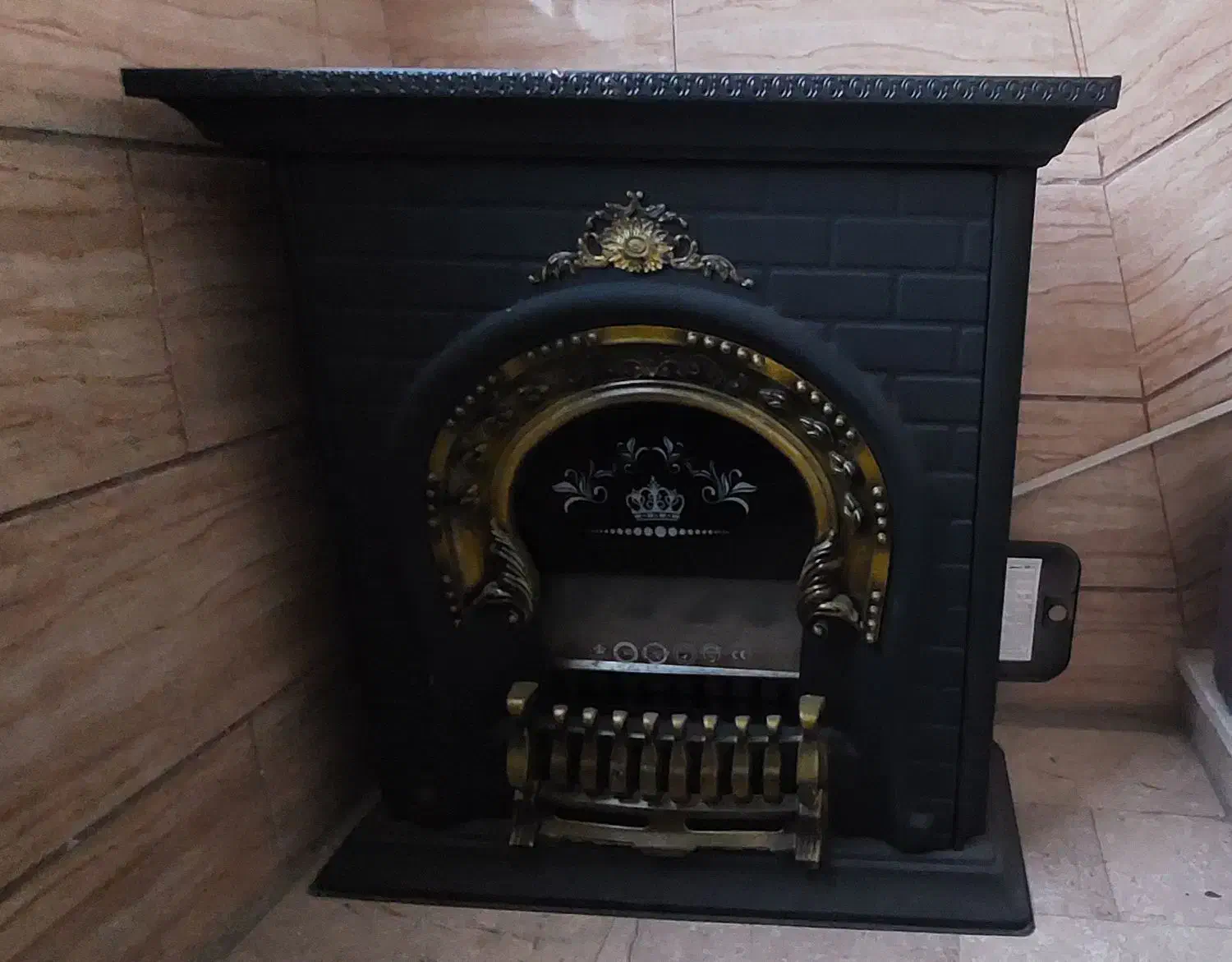 بخاری طرح شومینه استیل خزر|بخاری، هیتر، شومینه|فردیس, شهرک ۱۱۰|دیوار