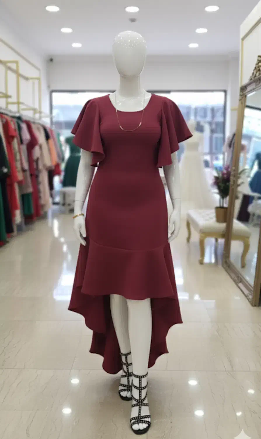 پیراهن مجلسی|لباس|ری, اقدسیه|دیوار